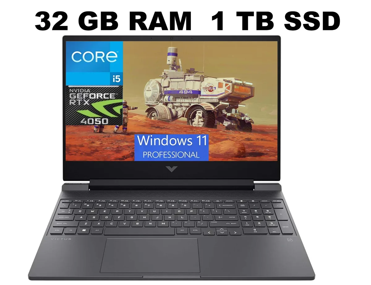 HP HP Victus 15 Raider gaming laptop 32GB 1TB — product photo