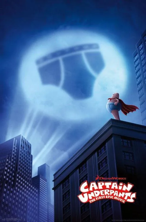 Posterazzi Captain Underpants poster print 22 by 34 inches