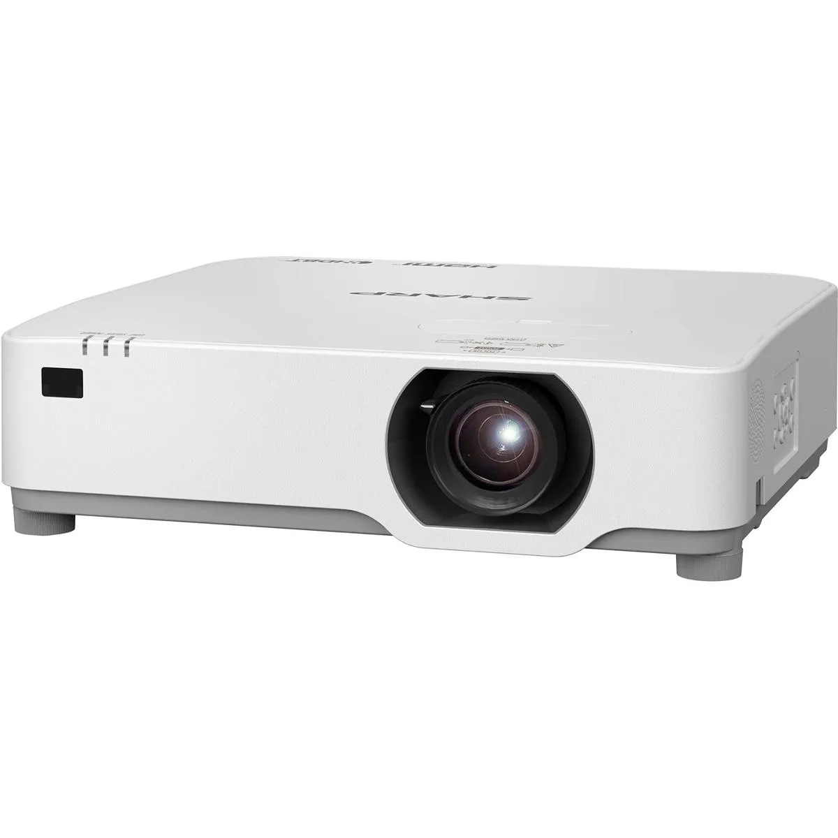 Sharp Sharp P621U-W 6200-lumen WUXGA laser projector, white — product photo