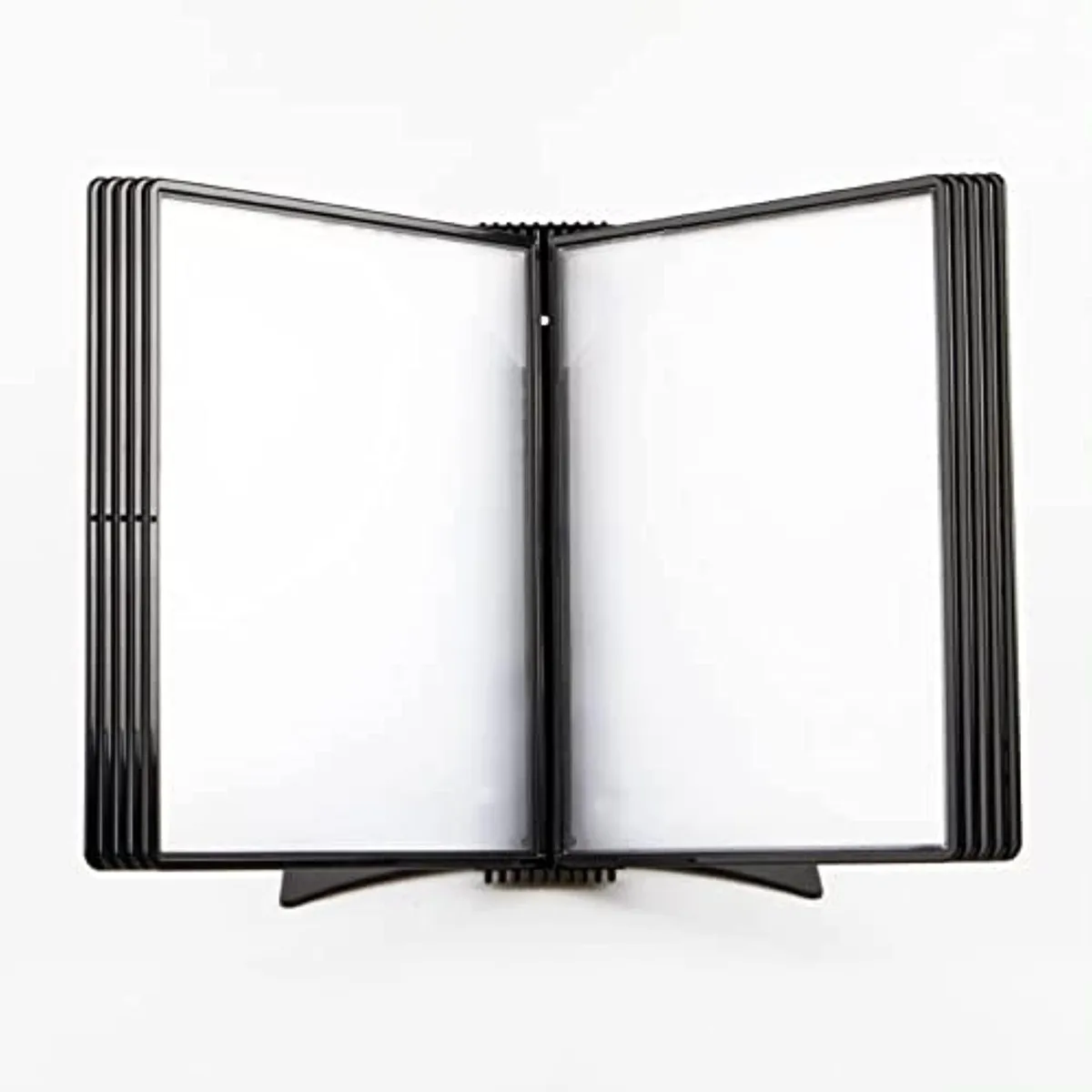 Tarifold, Inc. Tarifold, Inc. Desktop Display System 10 Pockets 20 Views 30° Black Frame Letter Size EZD771 — product photo