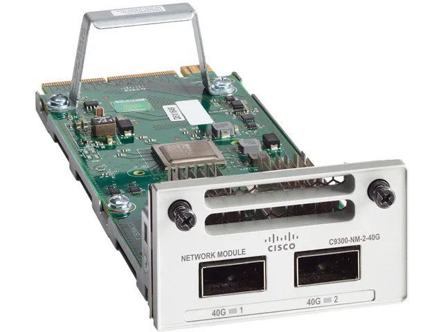 Cisco Systems, Inc. Cisco Systems, Inc. C9300-NM-2Q= Catalyst 9300 2 x 40GE switch module — product photo