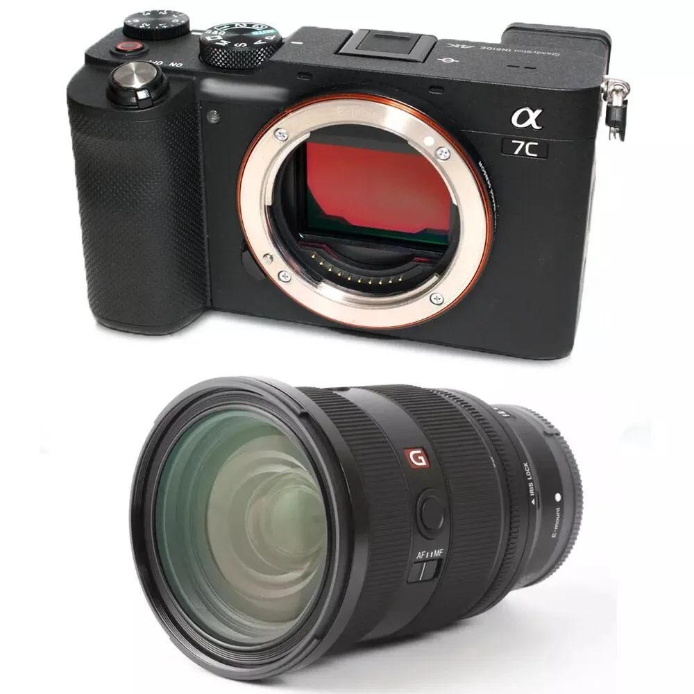 Sony Sony Alpha a7C Compact Mirrorless Camera with FE 24-70mm f/2.8 GM II Lens — product photo