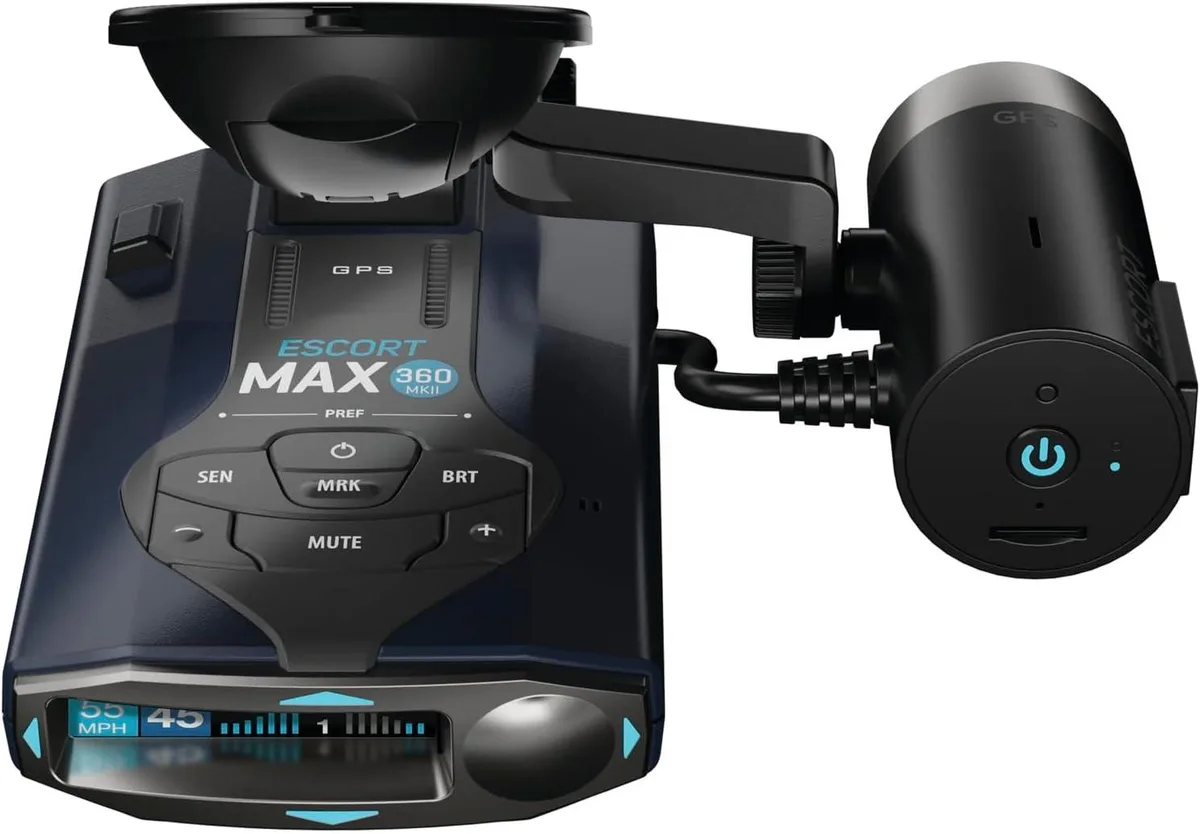 Escort Entourage Escort Entourage MAX 360 MKII radar detector &amp; M2 dash cam bundle — product photo