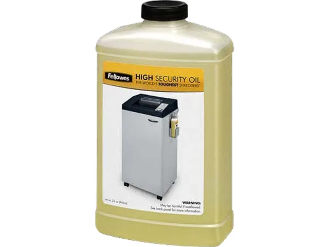 FELLOWES FELLOWES 3505801 High Security Shredder Oil 32 oz — product photo