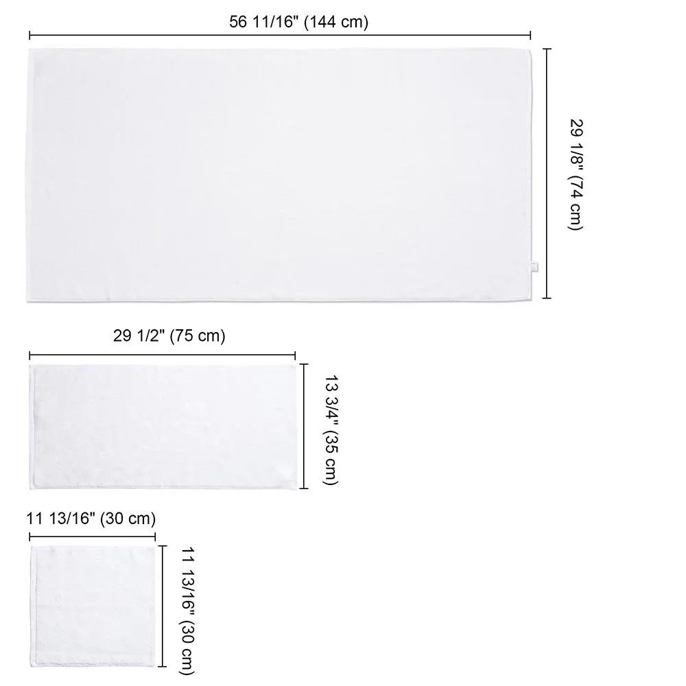 Yescom USA, Inc. Yescom USA, Inc. 81TOW001-3PCS-07 3-piece bathware towel set — product photo