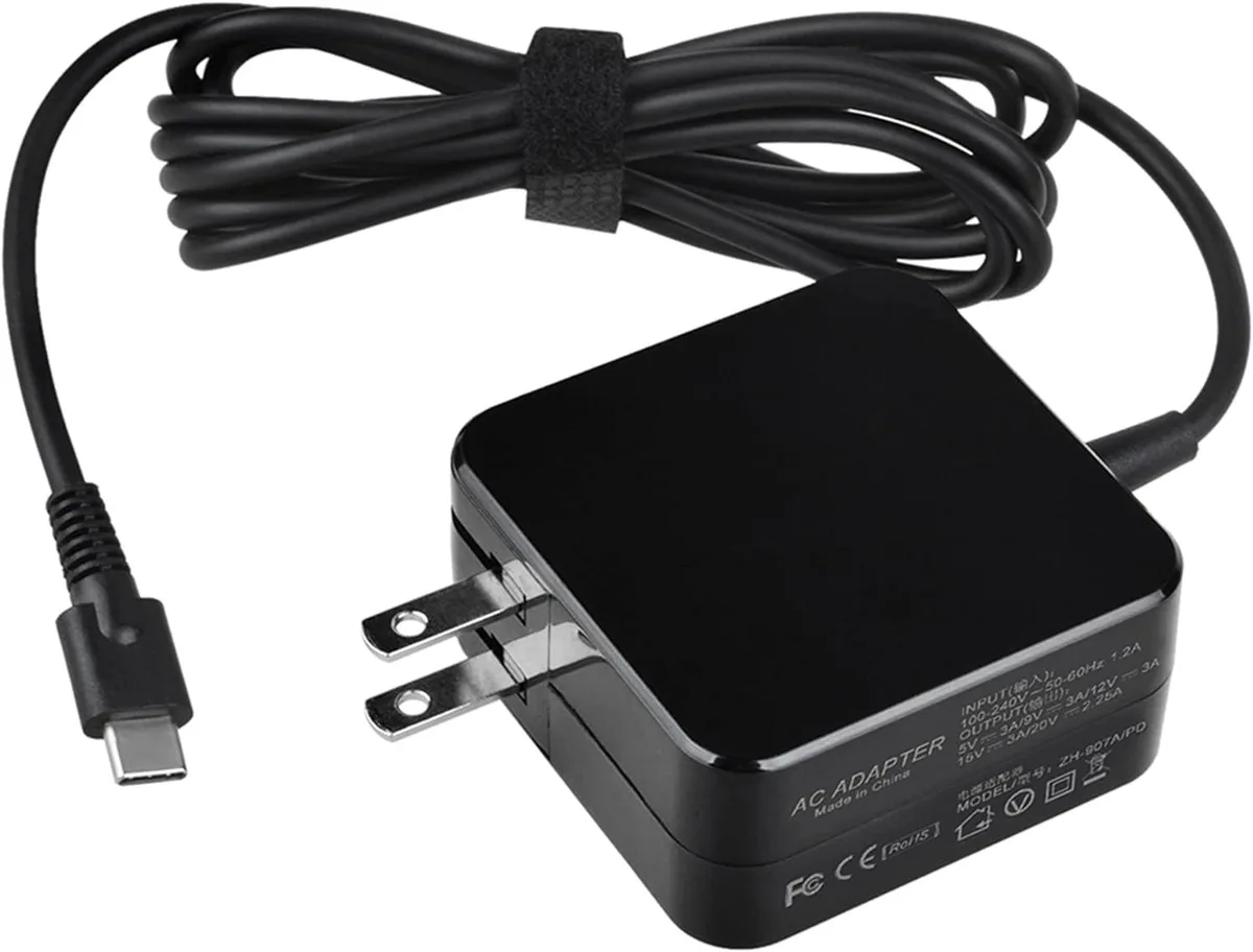 NShi NShi USB-C 45W AC Adapter for Elite x2 1012 G1 G2 Tablet laptop replacement part — product photo