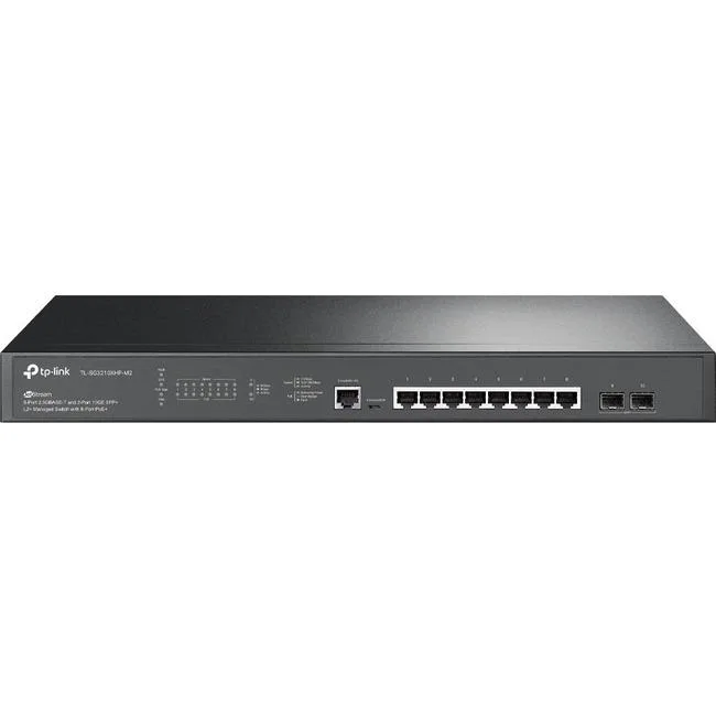 TP-Link TP-Link TL-SG3210XHP-M2 8×2.5G PoE+ 2×10G SFP+ network switch — product photo