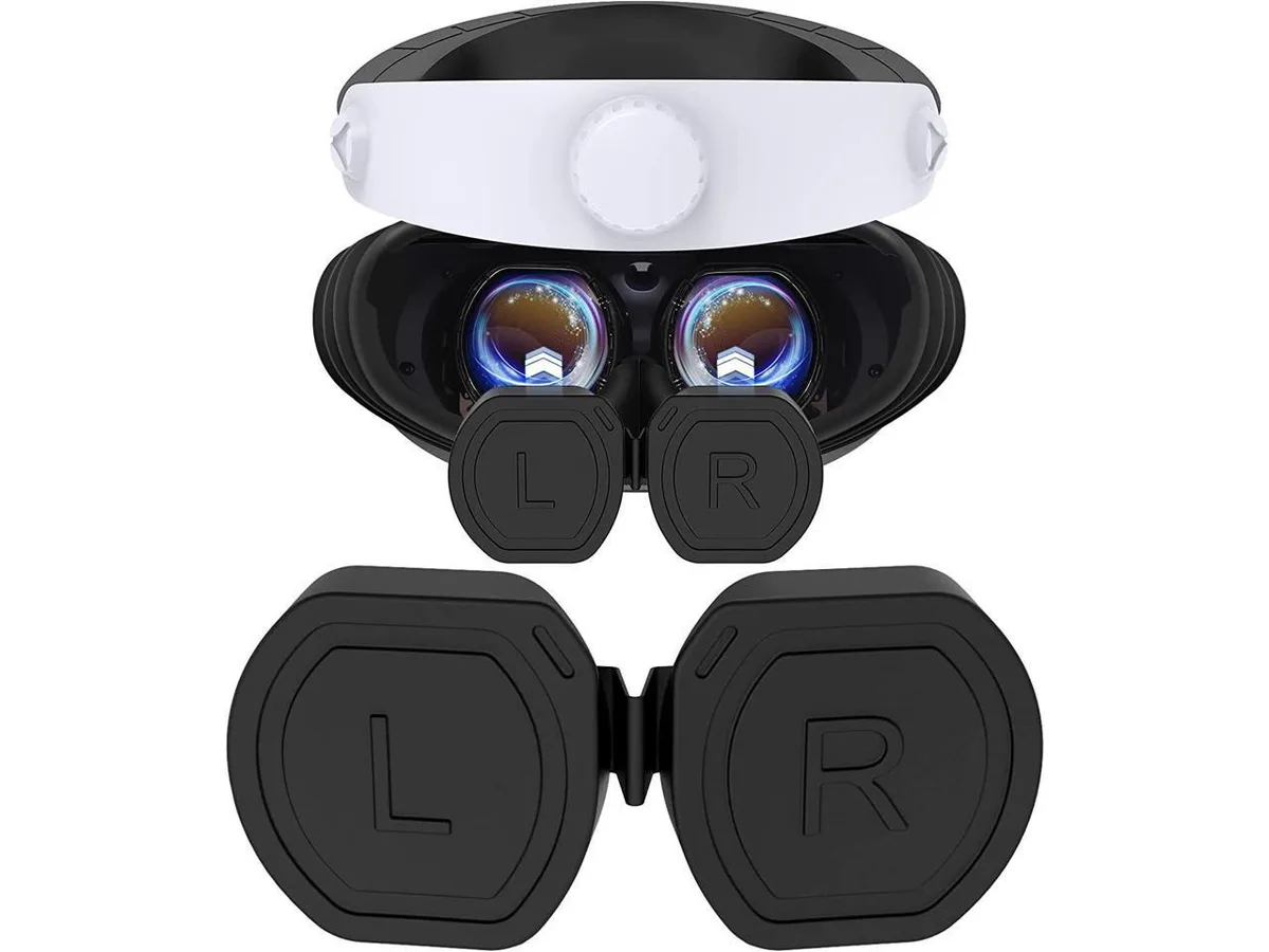 Soft 15 mm silicone lens cover for PS VR2 headset