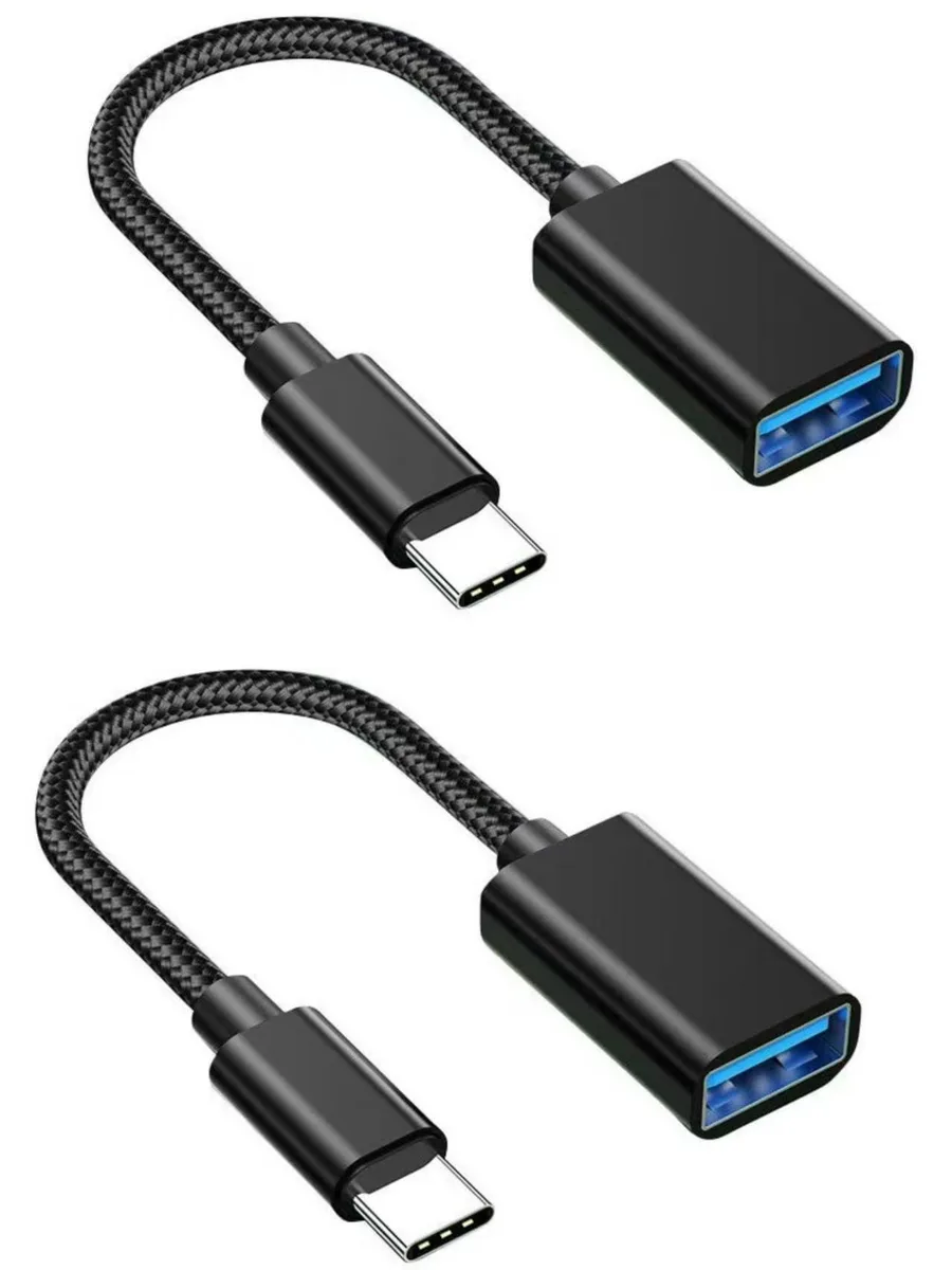 BUCIER BUCIER USB-C to USB 3.0 Adapter 2 Pack 16.5cm Black — product photo