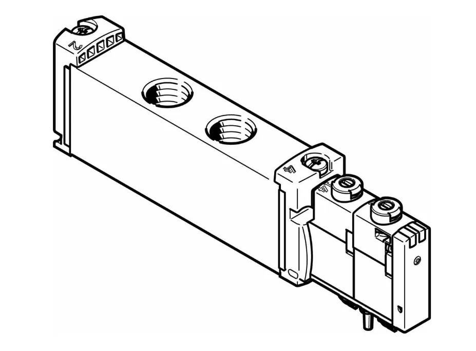 Festo Festo VUVG-S18-B52-ZT-G14-1T1L 8004881 air solenoid valve — product photo