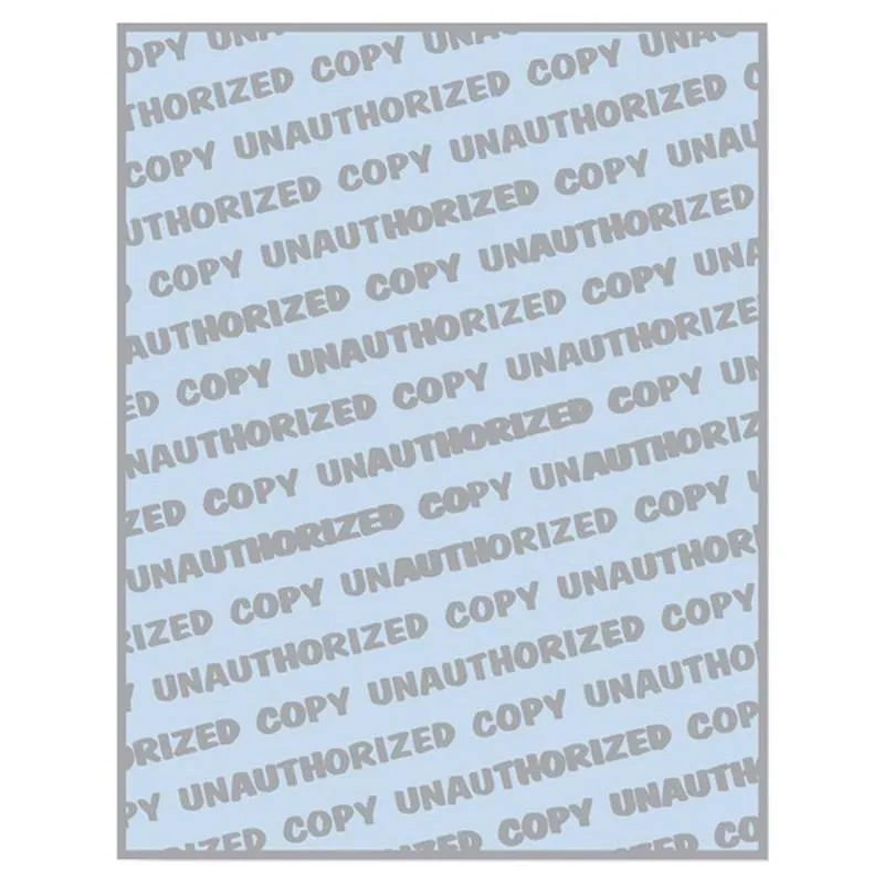 Carton of blue security paper, 2500 sheets