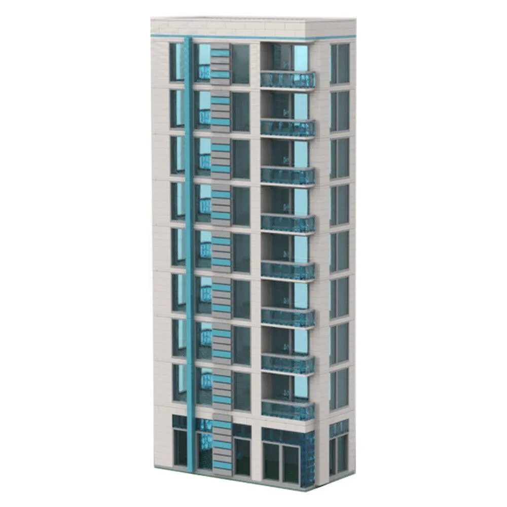 ZITIANYOUBUILD ZITIANYOUBUILD MOC-112435 Skyscraper Building Set 1575 Parts — product photo