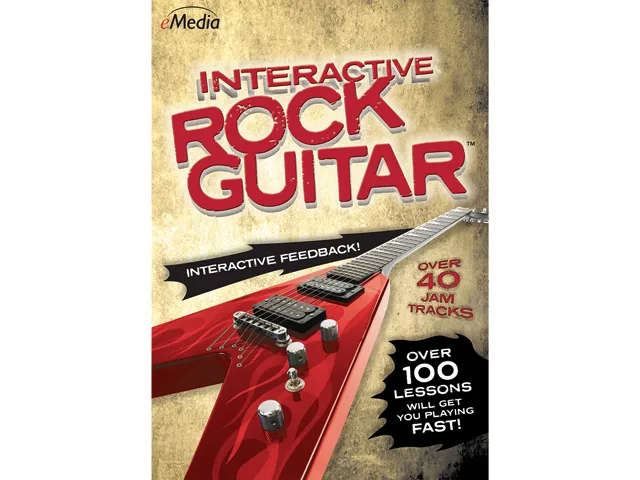 eMedia eMedia EG06111DLW Interactive Rock Guitar video download — product photo