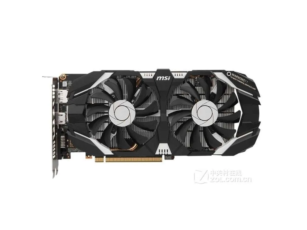 MSI MSI GeForce GTX 1060 Cyclone 6G GDDR5 graphics card — product photo