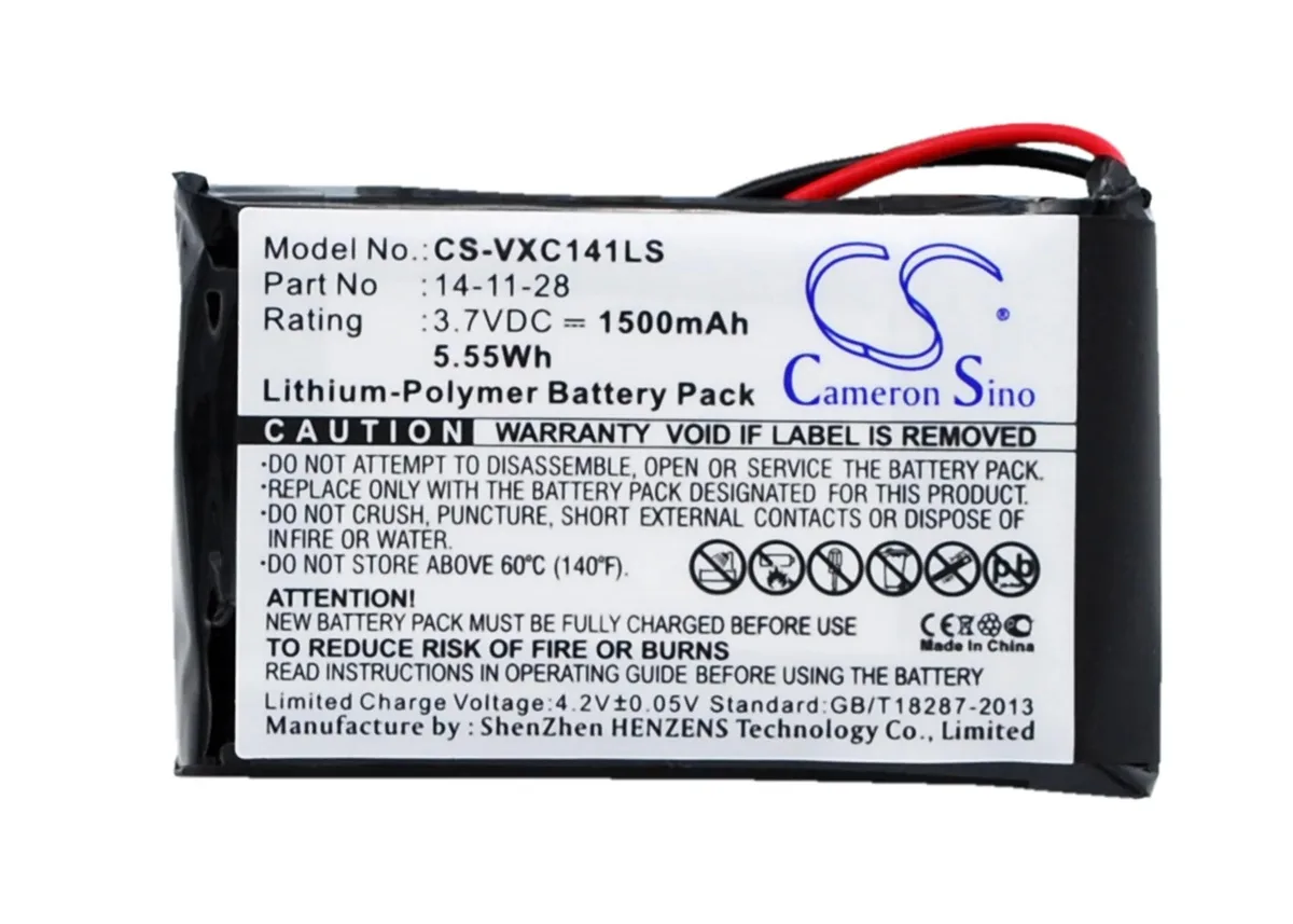 Cameron Sino replacement battery for Vancouver XC-141K