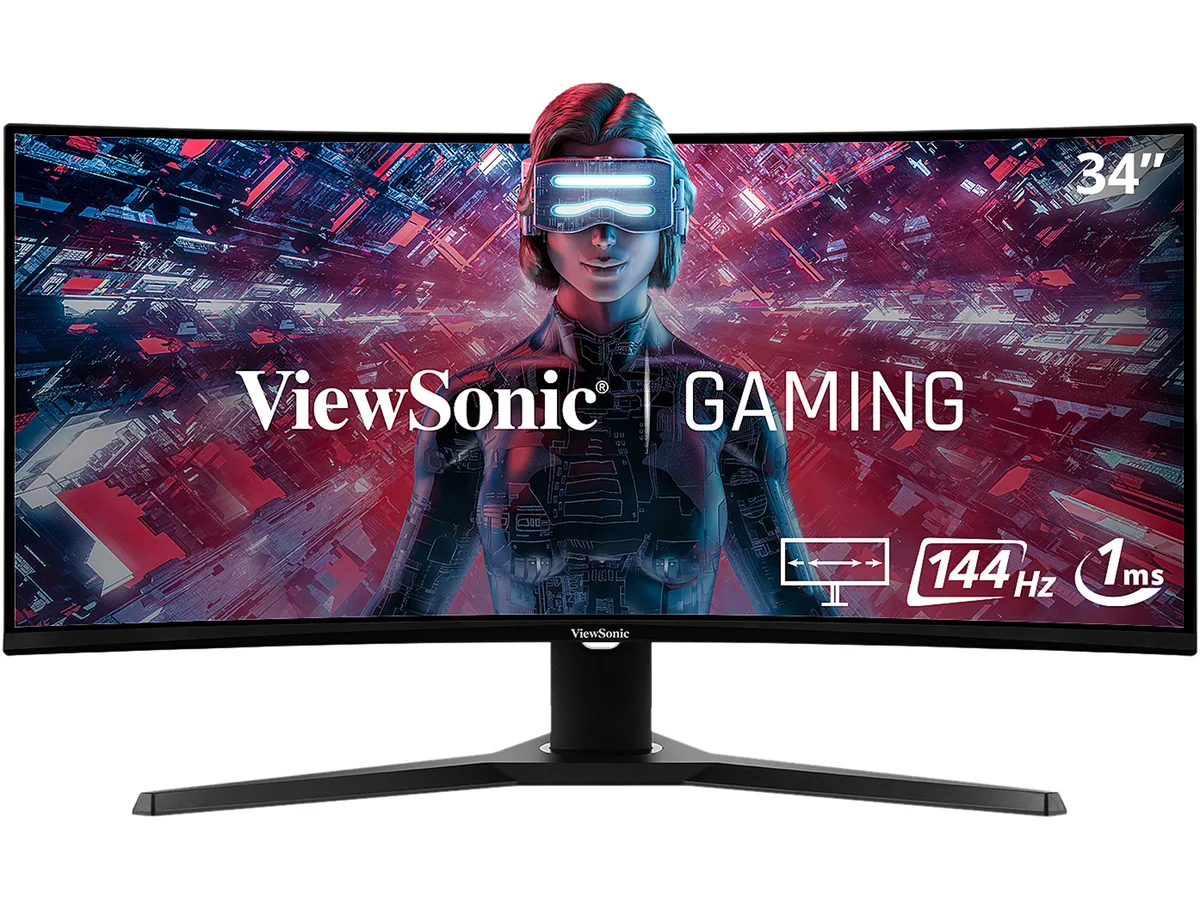 ViewSonic ViewSonic VX3418-2KPC 34" 21:9 WQHD 144Hz 1ms Curved Gaming Monitor — product photo