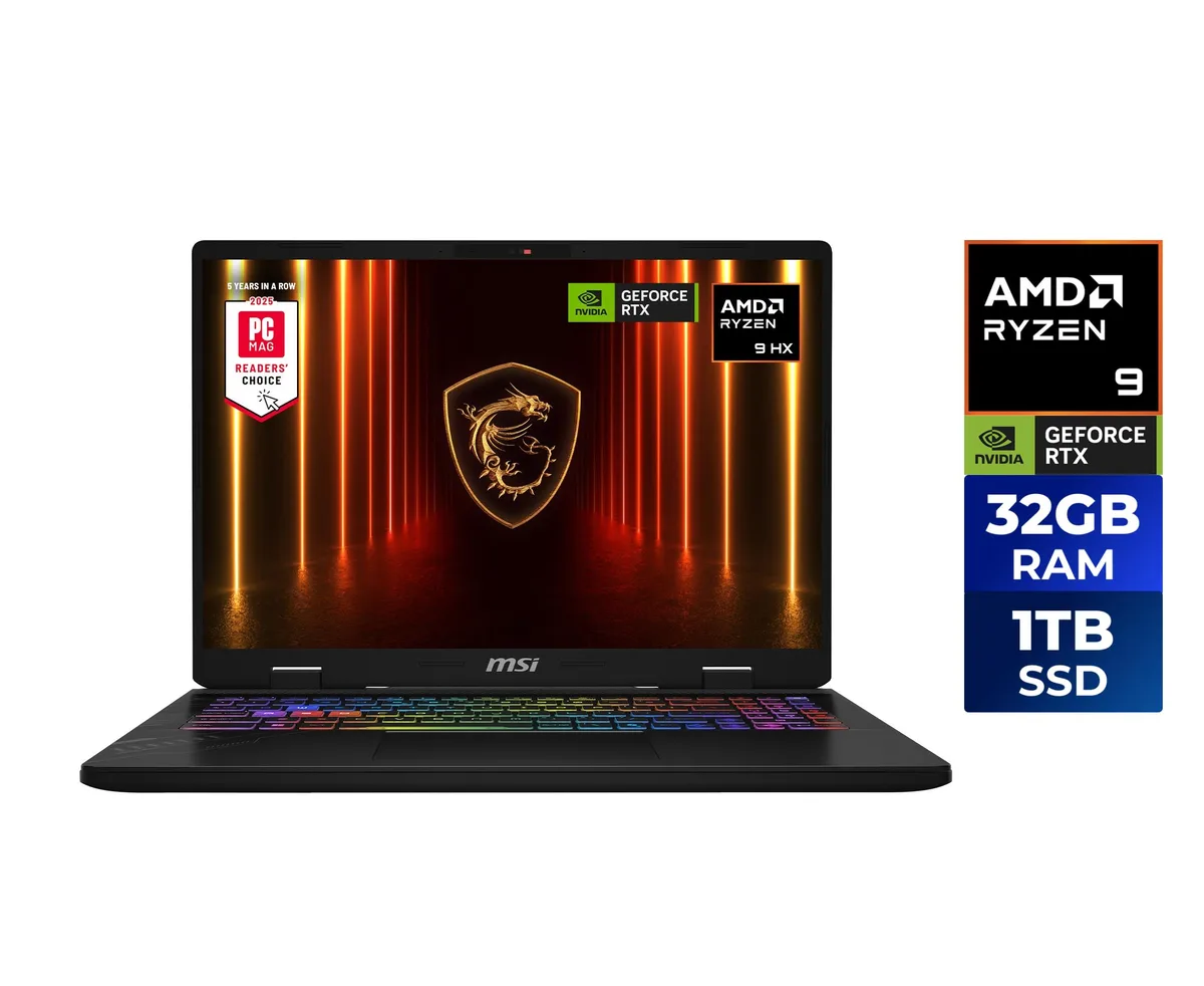 MSI MSI Crosshair A16 HX D8WFKG-015US gaming laptop — product photo