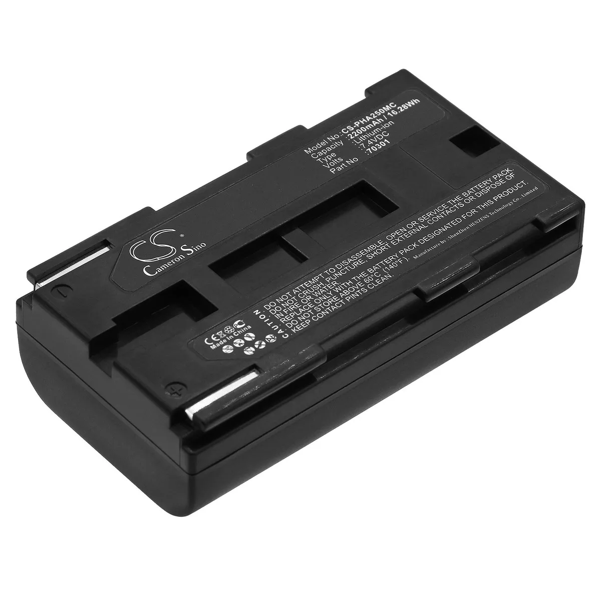 Cameron &amp; Co Cameron &amp; Co DS-CS-PHA250MC camera battery 7.4V 2200mAh black — product photo