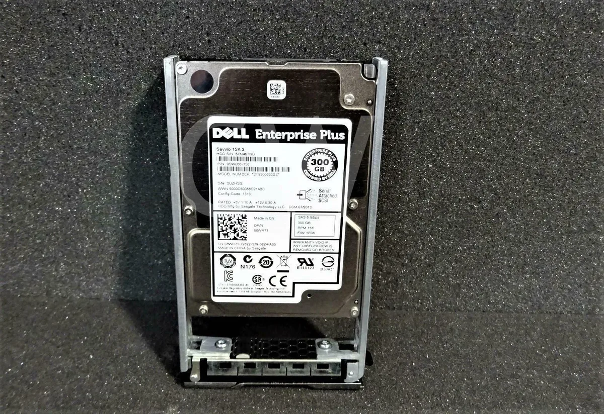 DELL DELL EQL 8WR71 300GB 15K SAS 2.5" Internal Hard Drive ST9300653SS — product photo