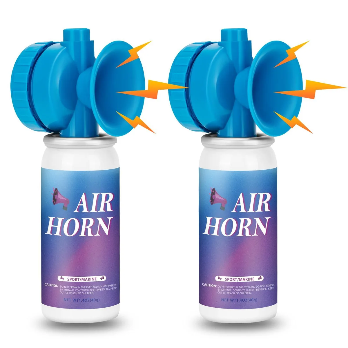 WITOROR LC-AH-3 1.4oz Air Horn Can 2 Pack car electronics accessory — product photo