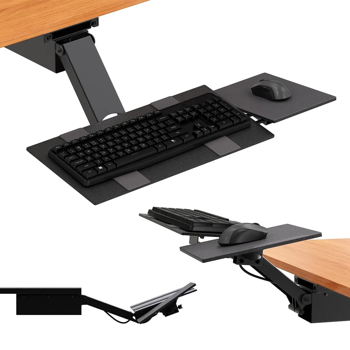Uncaged Ergonomics Uncaged Ergonomics KT2 Keyboard Tray Black — product photo