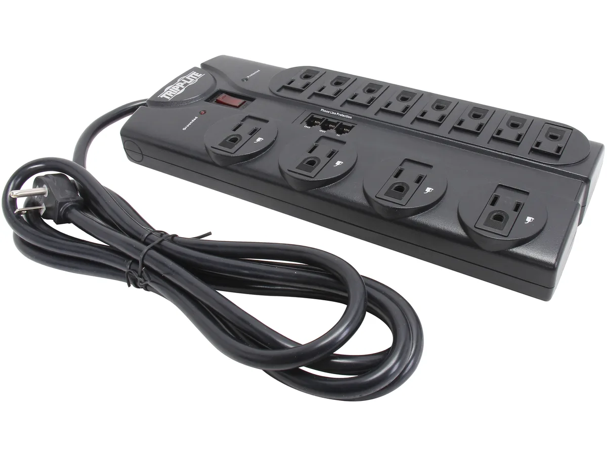 Tripp Lite Tripp Lite TLP1208TEL 12 + TEL Outlets 8 ft 2160 Joules Surge Protector — product photo