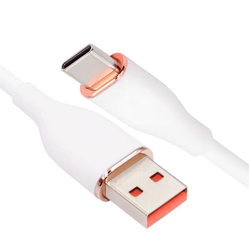 LORDWORLD LORDWORLD USB-A to USB-C Liquid Silicone Cable 15W 100cm White — product photo