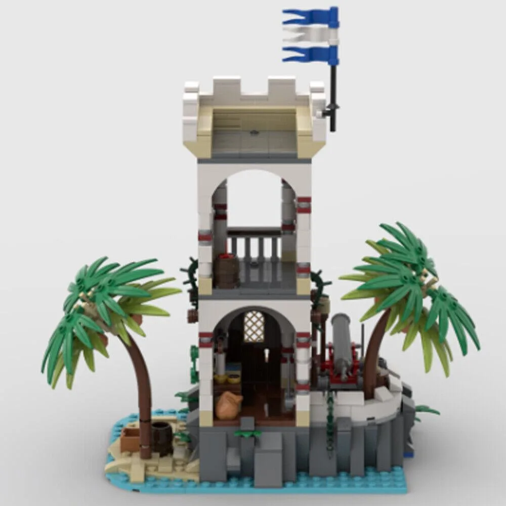 ZITIANYOUBUILD ZITIANYOUBUILD MOC-141134 Island 2.0 Pirates 579 Parts educational building set — product photo