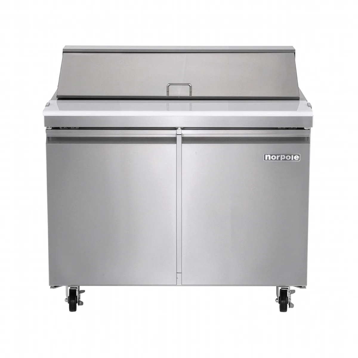 Magic Chef Magic Chef 9.5 cu. ft. Sandwich/Salad Prep Table Refrigerator Stainless Steel — product photo