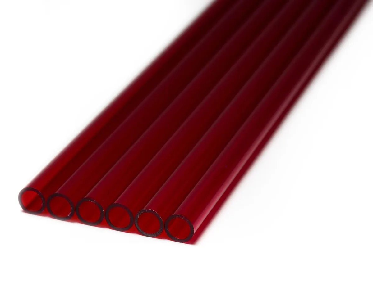 PrimoChill PrimoChill 1/2in OD PETG Tube 6 x 30in Blood Red — product photo