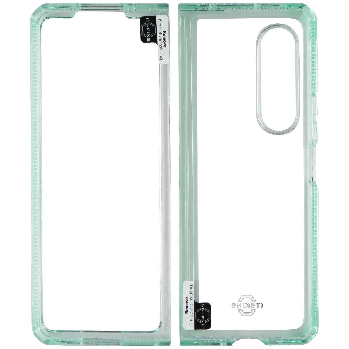 ITSKINS ITSKINS Hybrid R Clear Case Samsung Galaxy Z Fold3 5G Green — product photo