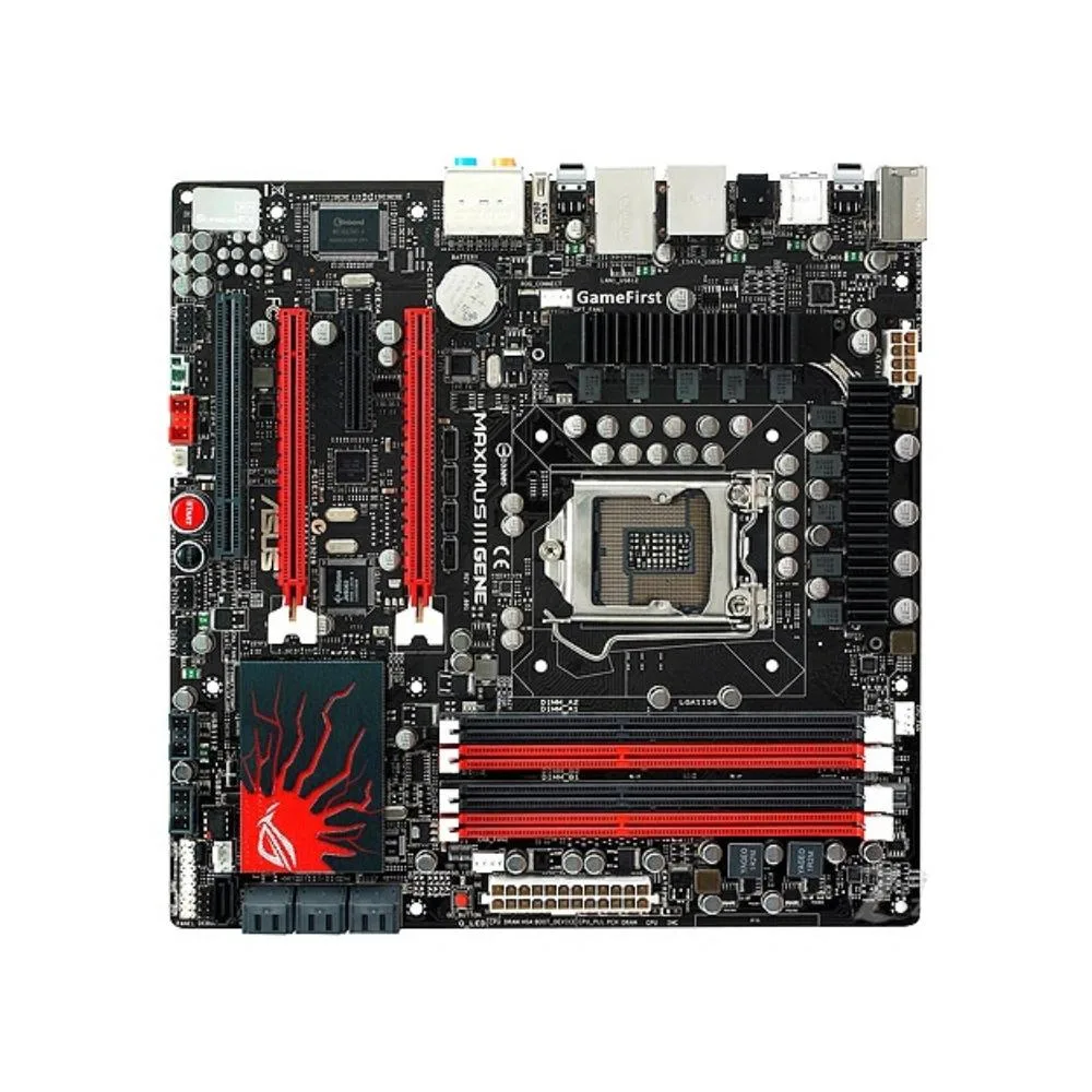 ASUS ASUS Maximus III Gene LGA 1156 Intel P55 Micro ATX Motherboard — product photo