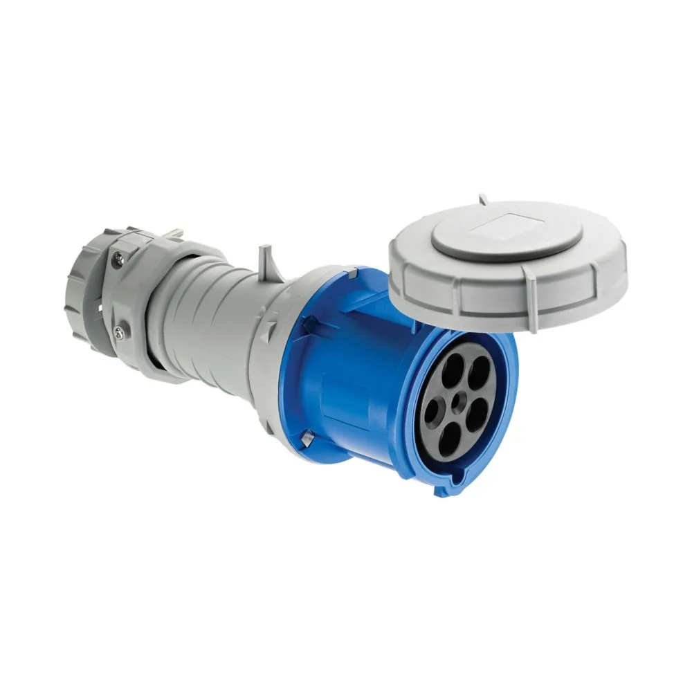 Eaton Eaton Arrow Hart AH560C9W Pin and Sleeve Connector 60A 120/208V 4 Pole 5 Wire Female Blue Nylon Three Phase — product photo
