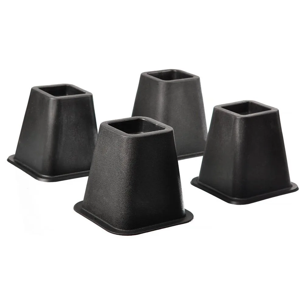 As Seen On TV As Seen On TV Bed Risers 4 Piece Set Black 1200 lbs — product photo