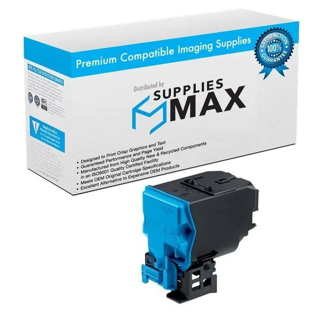 SuppliesMax SuppliesMax Cyan Toner Cartridge for Konica Minolta bizhub C25 6000 Pages — product photo