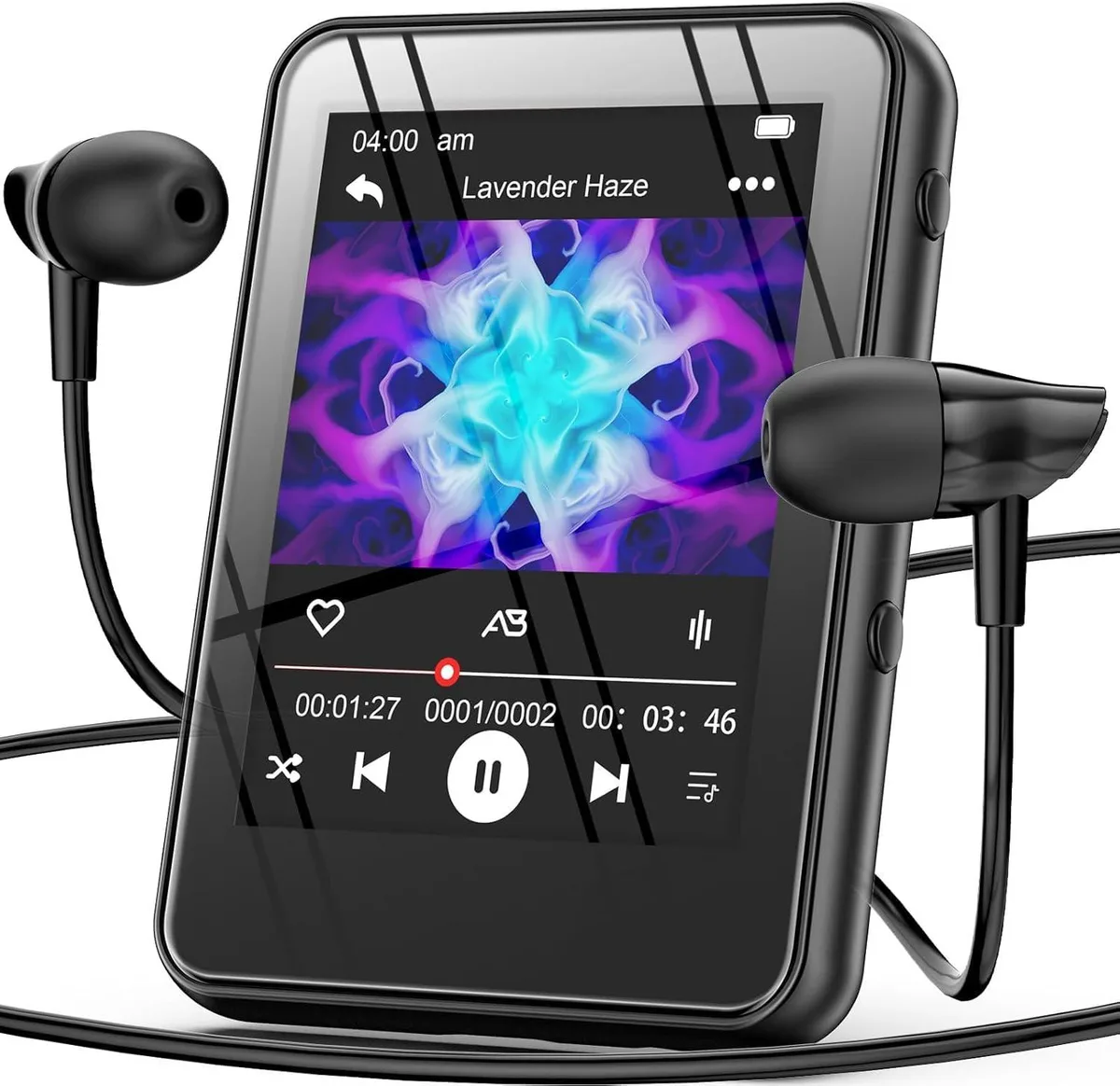 PulsePlay M18 32GB MP3 Player Bluetooth 5.3 2.4" Touch Screen — product photo