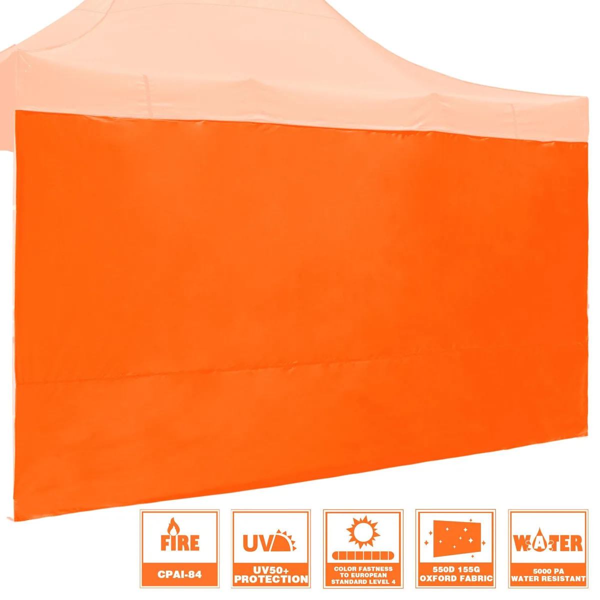 Yescom USA, Inc. Yescom USA, Inc. 15x7 ft Side Wall for 10x15 ft Canopy UV50+ 550D Oxford — product photo