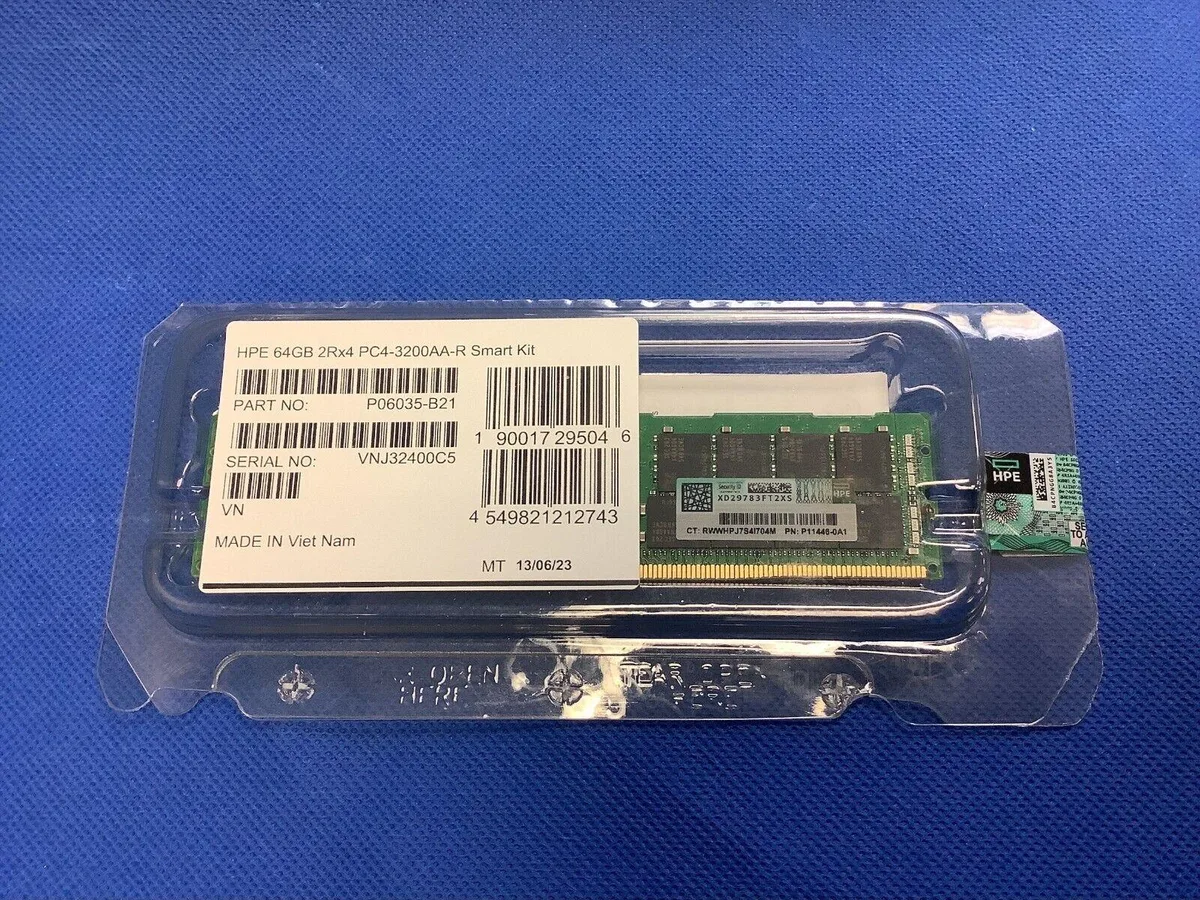 HPE HPE P06035-B21 64 GB DDR4 RDIMM accessory — product photo