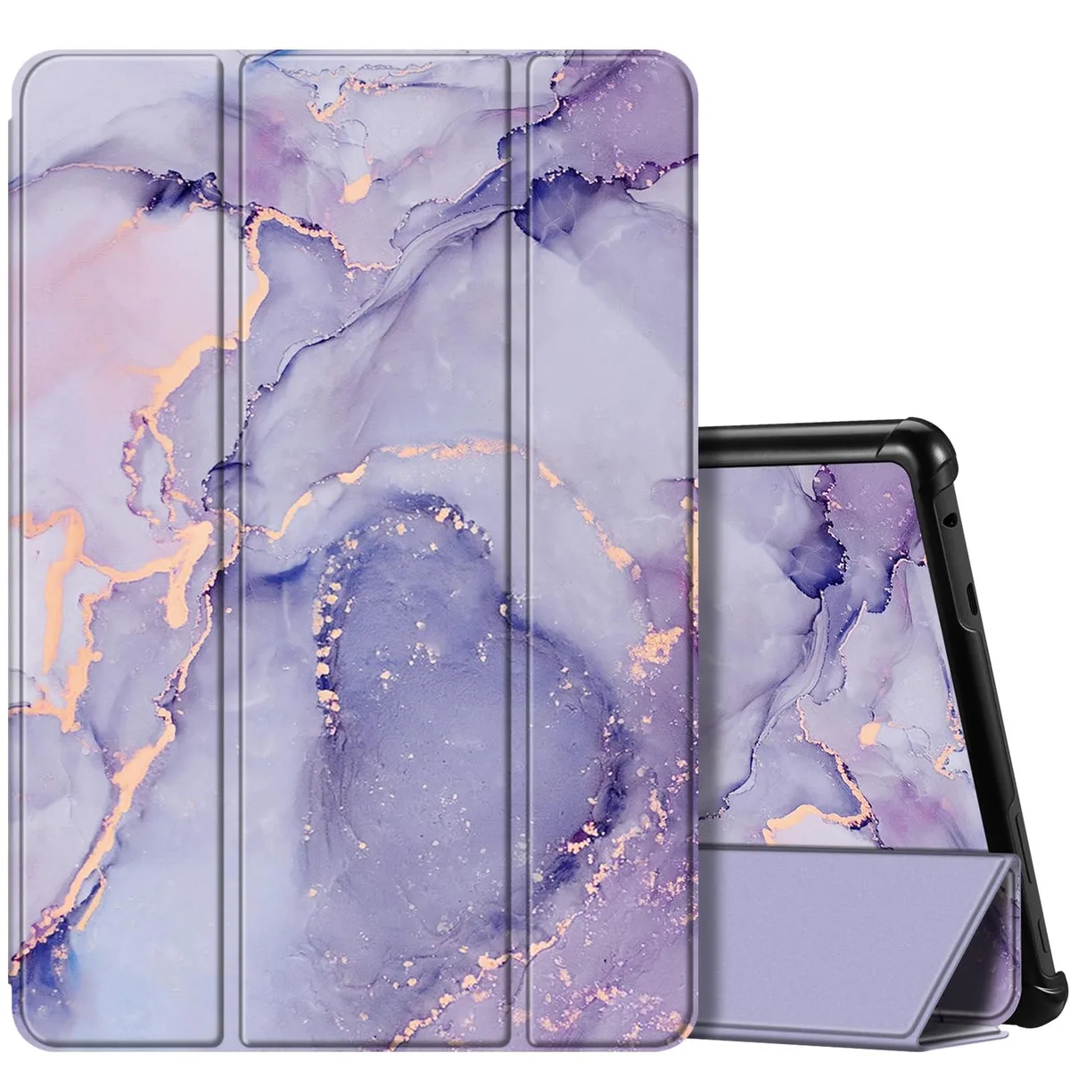  Fintie Slim Trifold Stand Case for Fire HD 10 2023, Lilac Marble — product photo