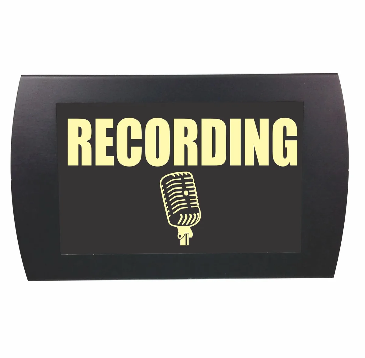 American Recorder Technologies American Recorder Technologies Recording LED Lighted Sign Yellow — product photo