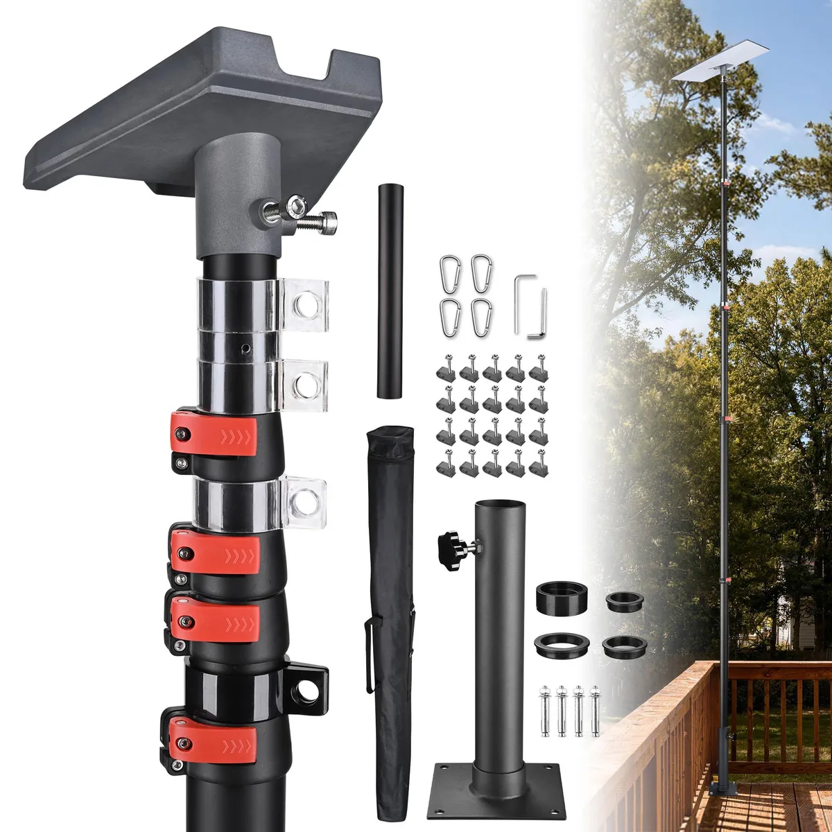 Yescom USA, Inc. Yescom USA, Inc. 22FLPSET055-14-G338-FPB-06 14ft Starlink Gen 3 Pole Kit — product photo
