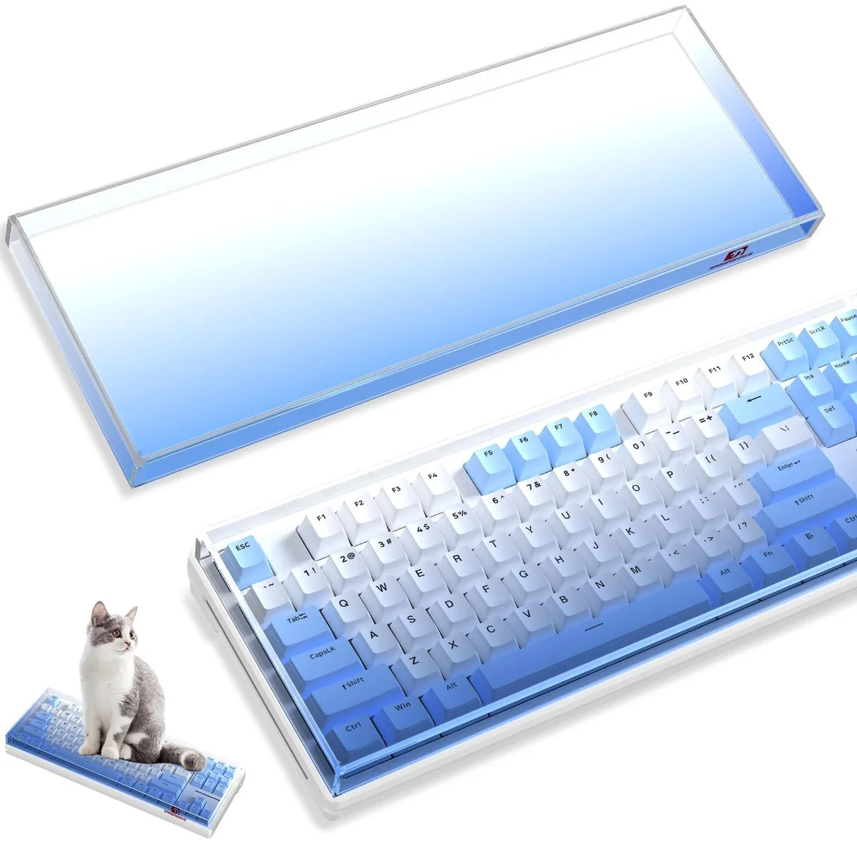 GSM Outdoors GSM Outdoors 2 in 1 Accessory Keyboard Cover 87 Keys Blue — product photo