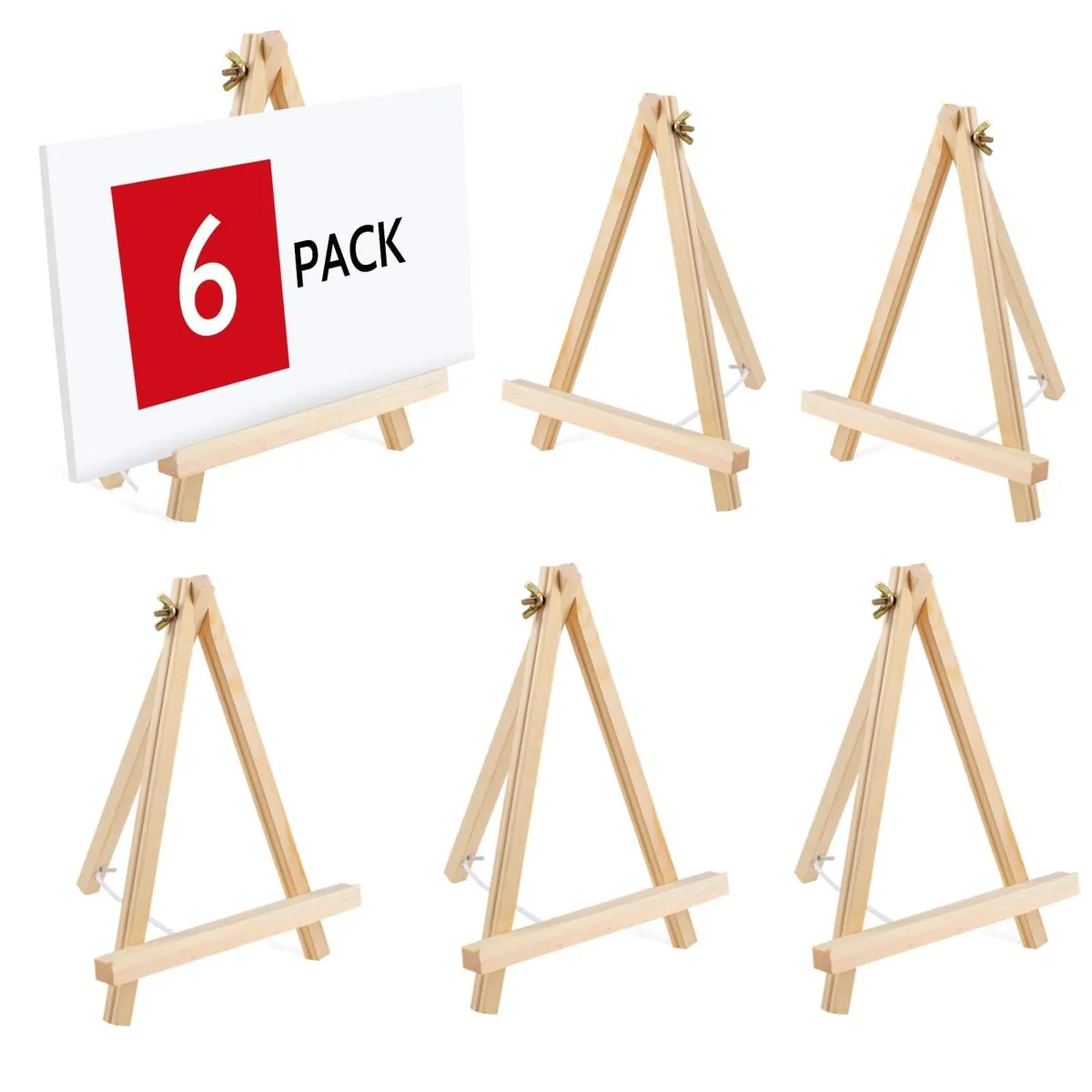  HXSEMAYIG hx24 6 pack 9 inch tabletop easel — product photo