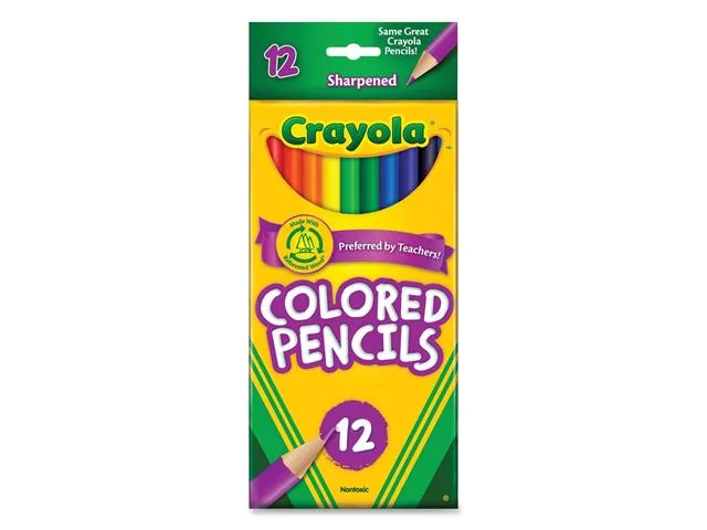 Crayola Crayola 684012 Long Barrel Colored Pencils 3.3 mm 12 Set — product photo
