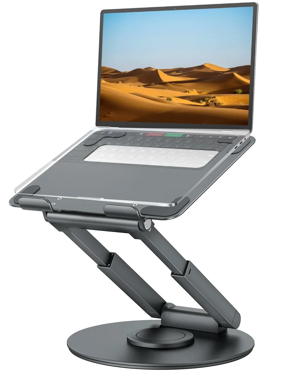  Rain Design LS07 EXPRO Telescopic Laptop Stand 360° Swivel Gray 10-17" 22lbs — product photo