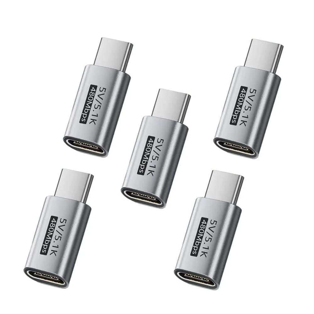 Fervit Fervit USB-C PD blocker 5.1K resistor male to female adapter 5pcs — product photo