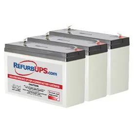 RefurbUPS RefurbUPS Tripp Lite SMART1050RM Compatible UPS Replacement Battery Kit 3x 6V12A — product photo