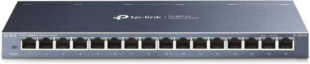 TP-Link TP-Link TL-SG116 16-port Gigabit network switch Black — product photo
