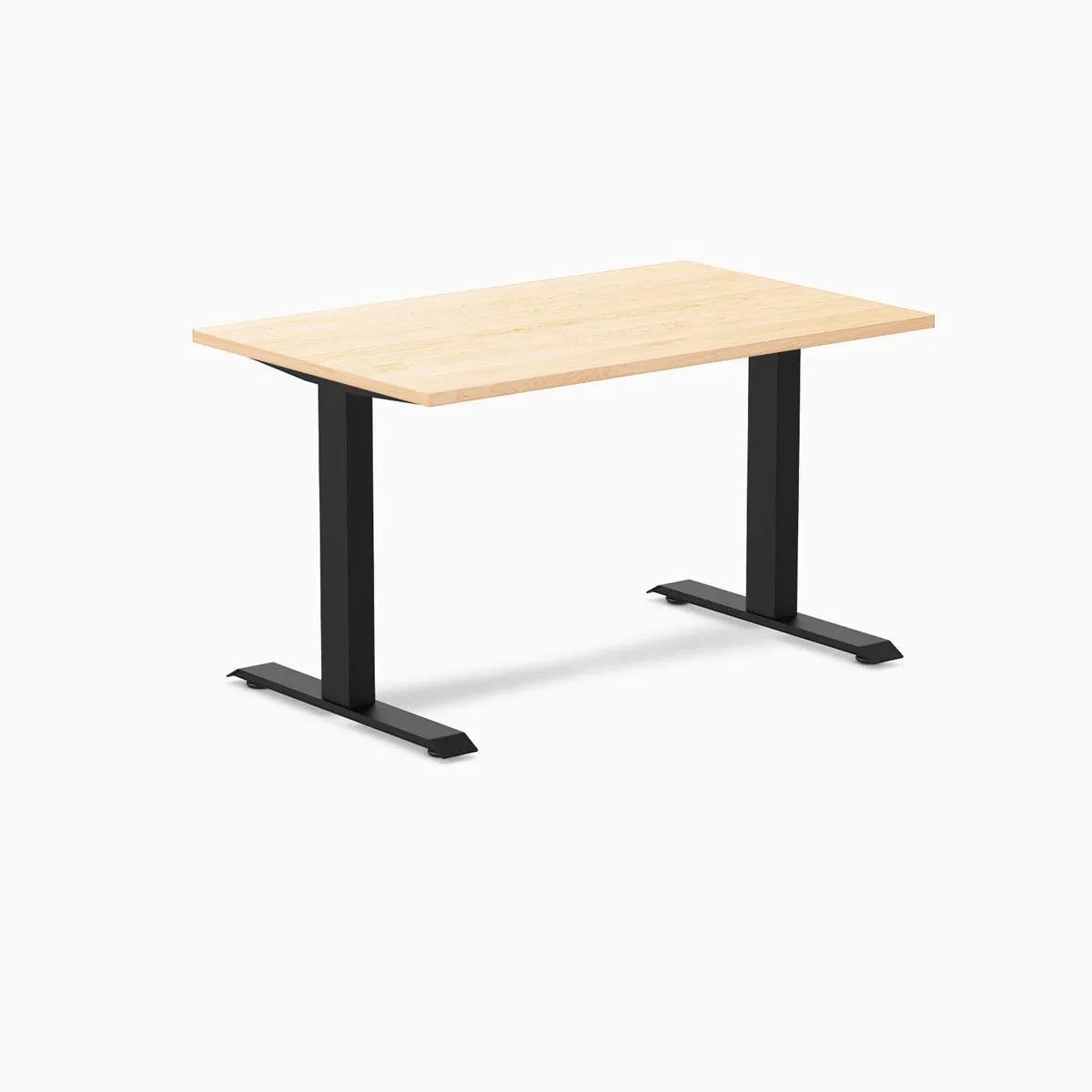 Desky Desky Zero Hardwood Office Desk Maple 48 x 30 in Matte Black — product photo