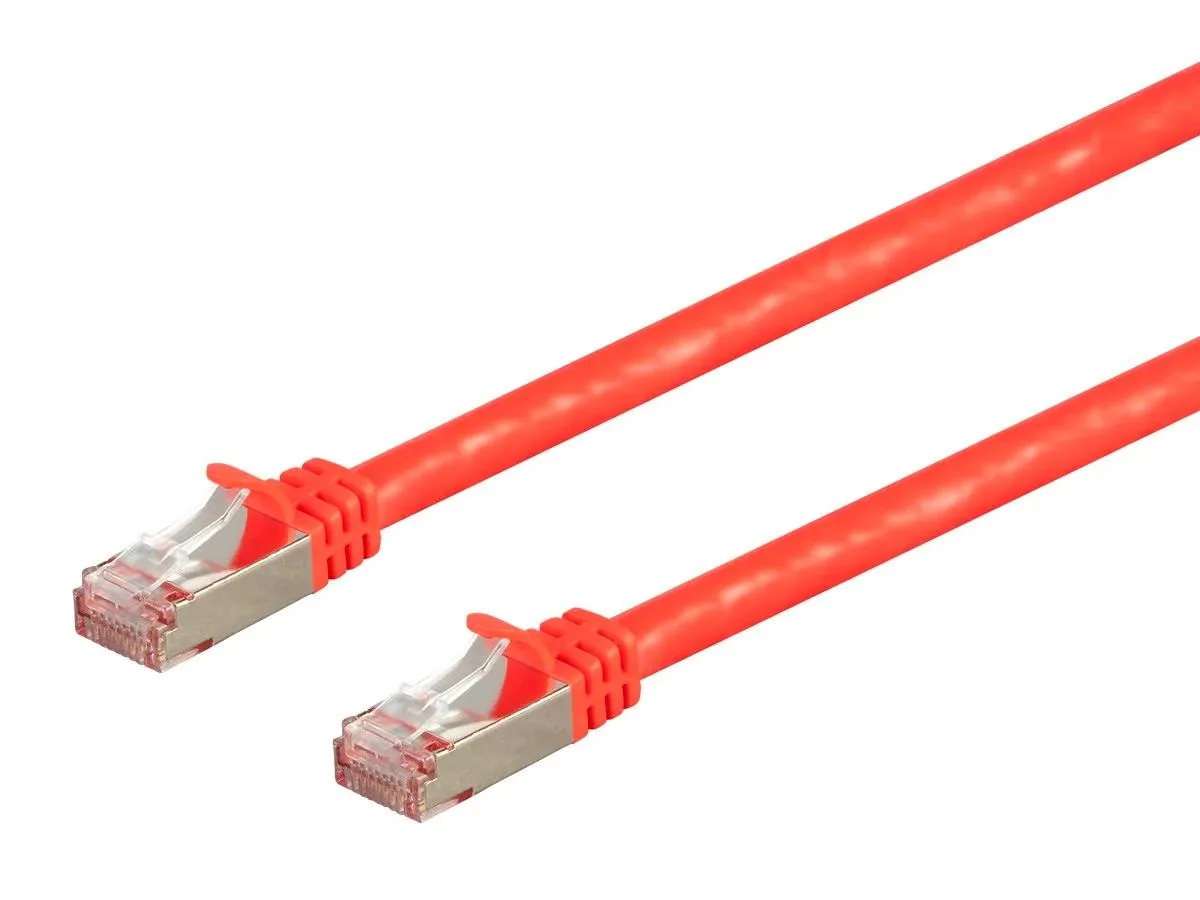Monoprice Inc. Monoprice Inc. 131332 Cat7 network ethernet cable 1.524 m Red 26AWG S/FTP Entegrade Series — product photo